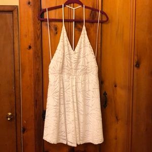 White Lace Mini Dress